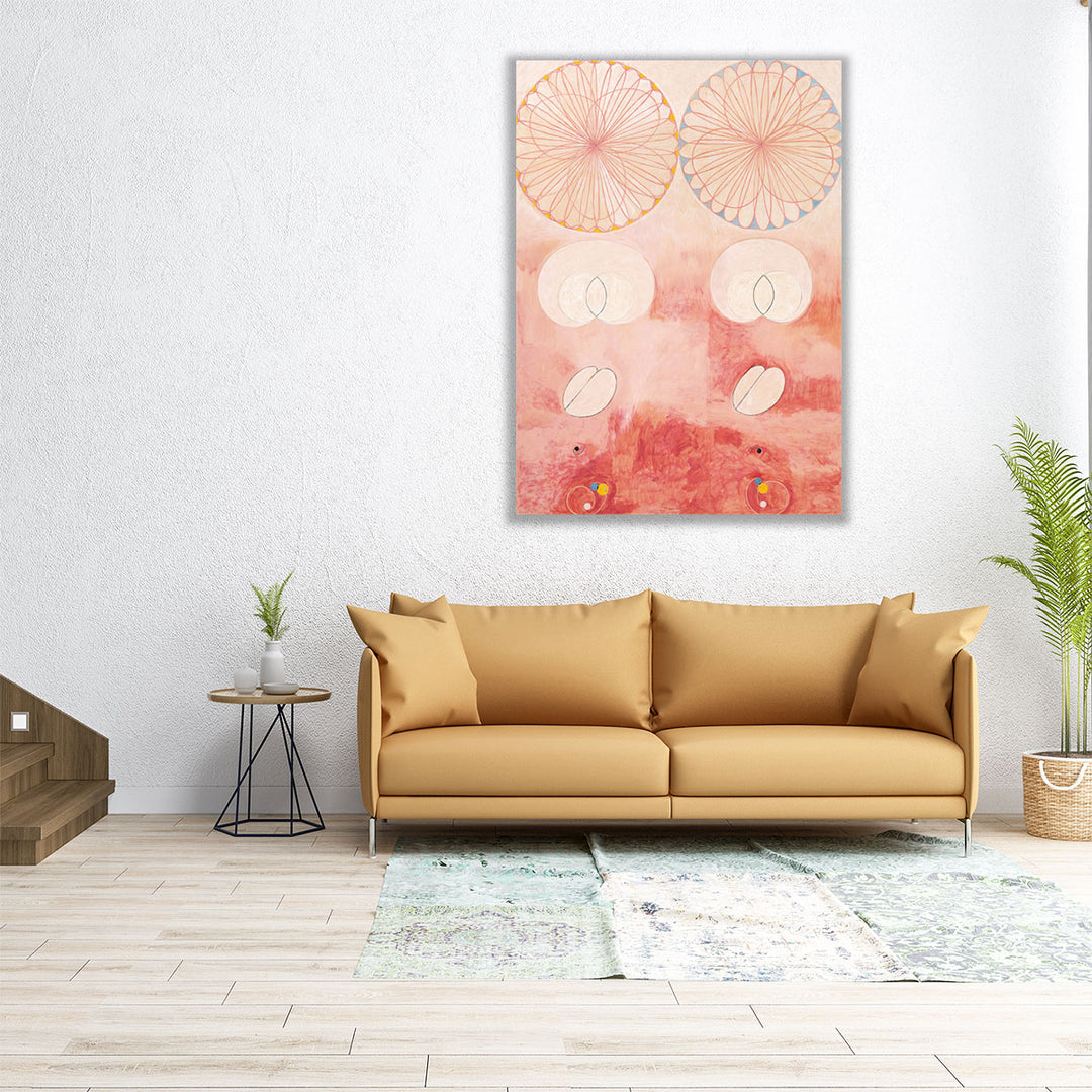 large hallway art – dynamic abstract composition