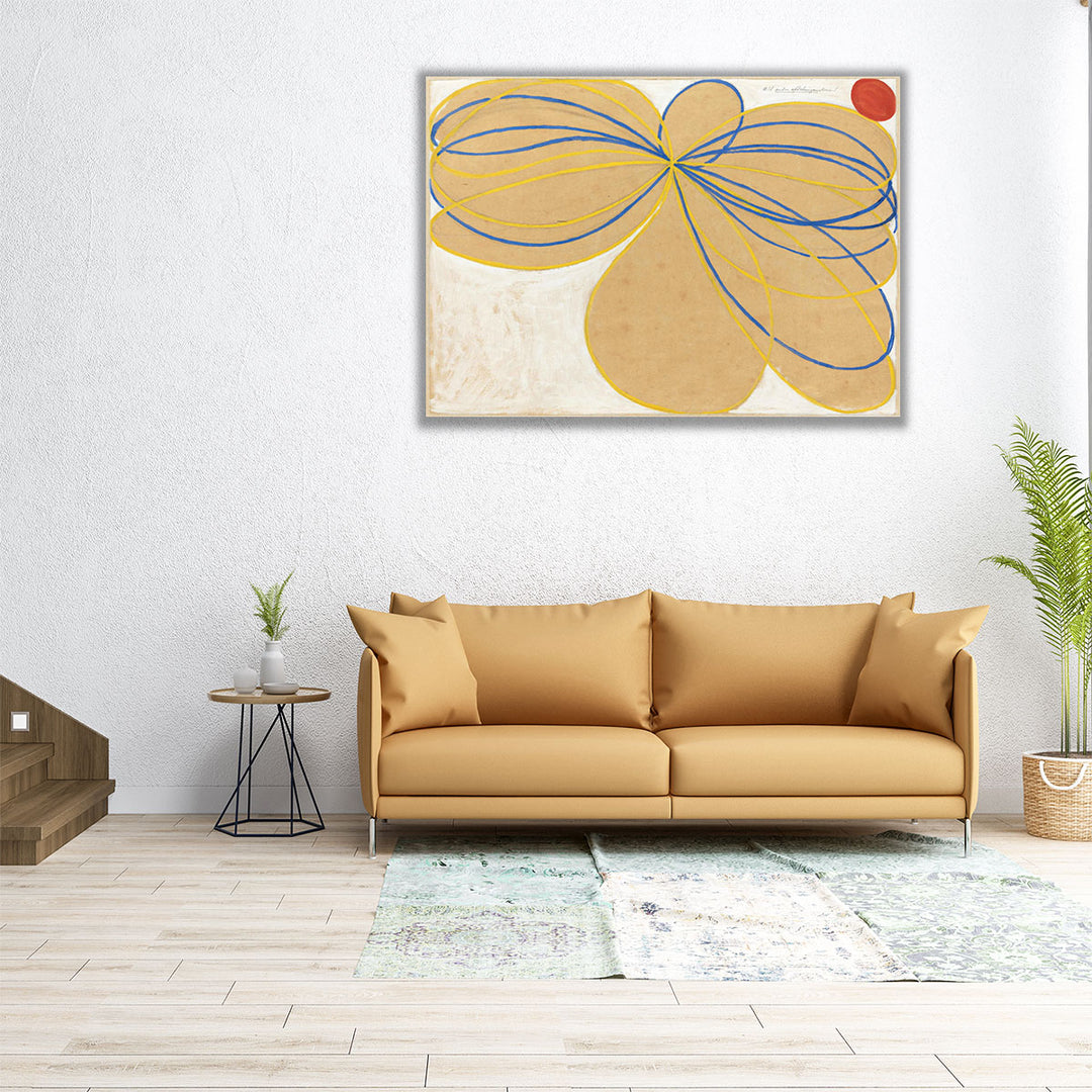 40x30 espresso framed canvas elegant abstract art