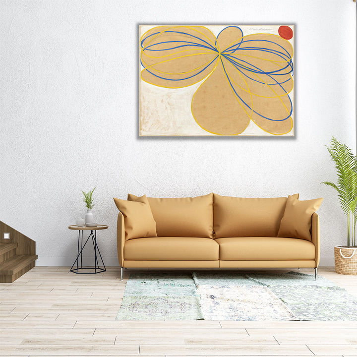 40x30 espresso framed canvas elegant abstract art