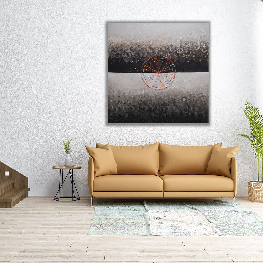 neutral bedroom framed modern canvas art