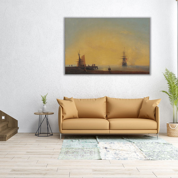 24x16 beach sunset print