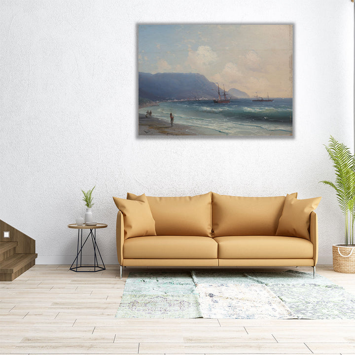 48x36 living room seascape canvas print