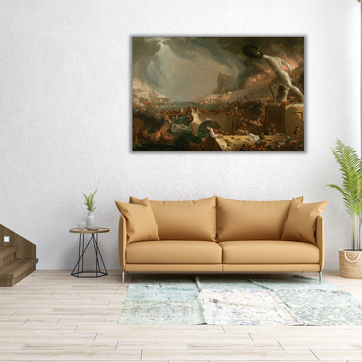36×24 framed canvas architectural landscape print
