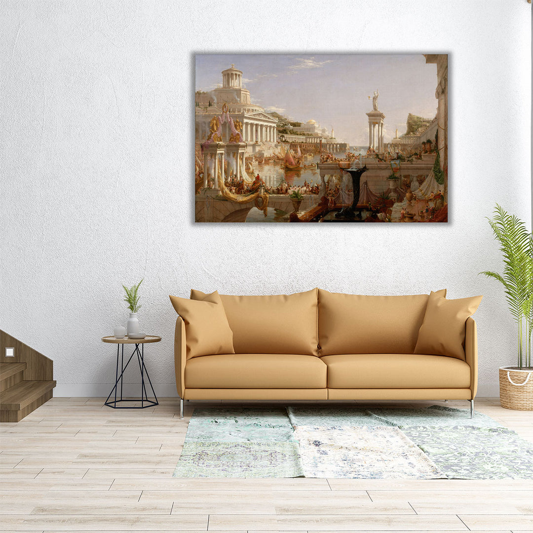 36×24 vintage bedroom canvas wall decor
