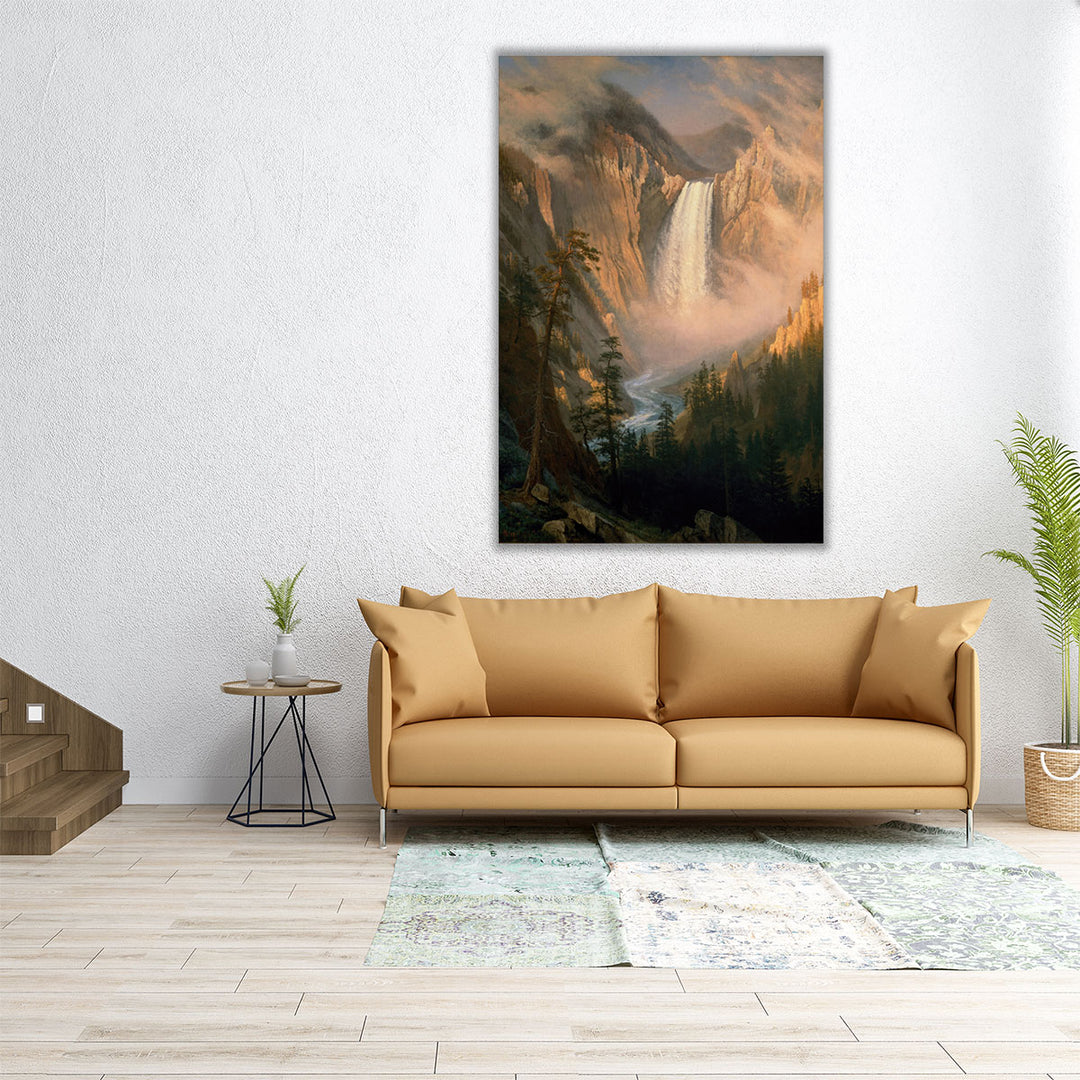 24x36 semi gloss canvas of waterfall