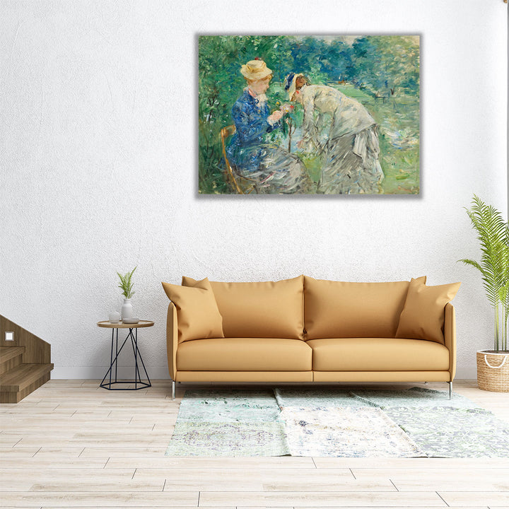 In the Bois De Boulogne - Canvas Print Wall Art