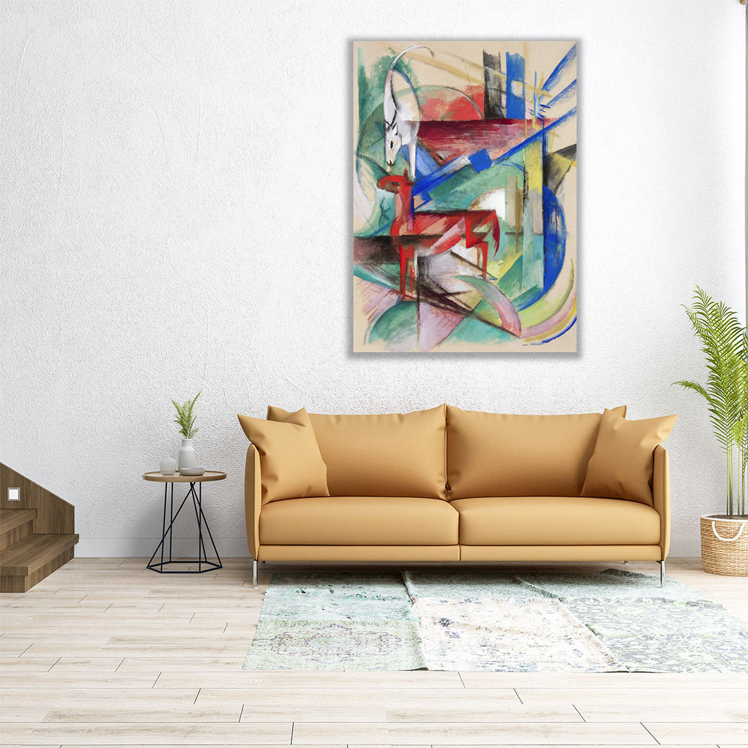 Landscape with Animals, 1913 - Canvas Print Wall Art