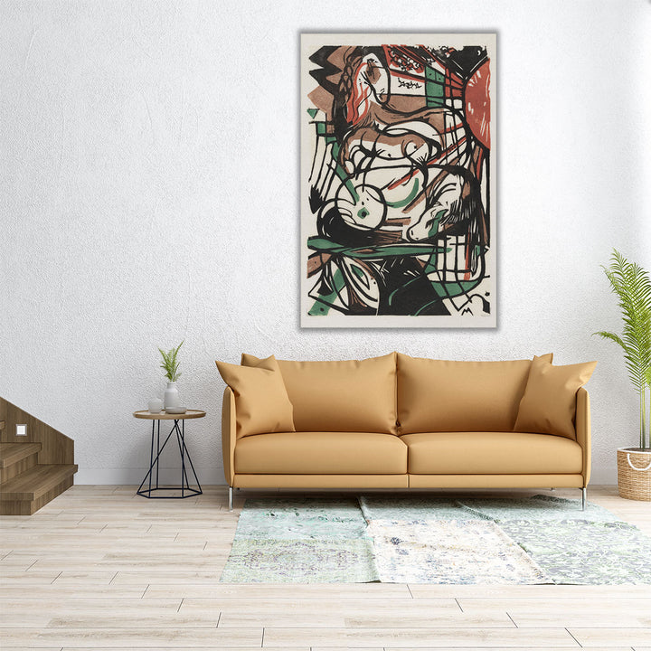 24x36 Canvas Print – large watercolor horse