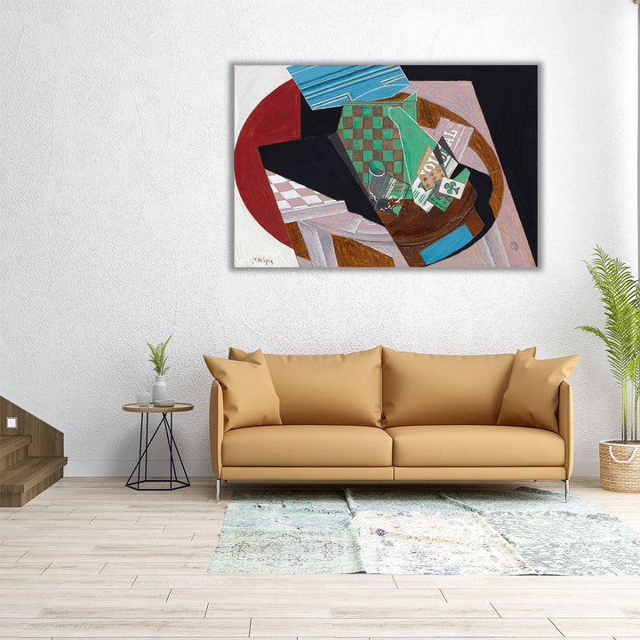 30x20 abstract playing card canvas print