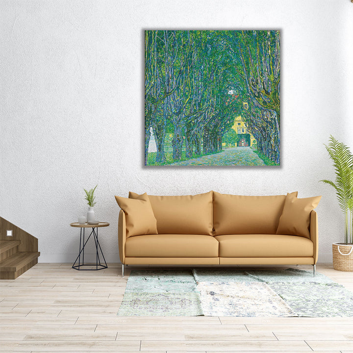 Avenue to the Kammer Castle, 1912 - Canvas Print Wall Art