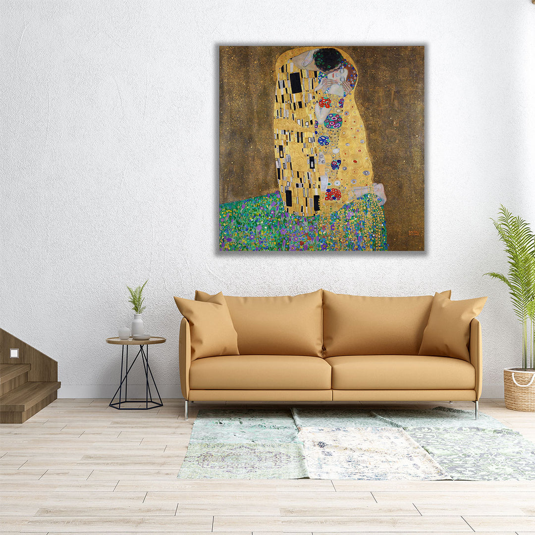The kiss, Lovers, 1908 - Canvas Print Wall Art