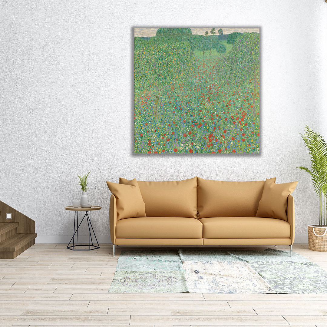 Blühender Mohn Mohnwiese, 1907 - Canvas Print Wall Art