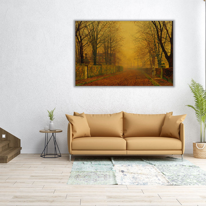 Wrapped canvas pastoral landscape print