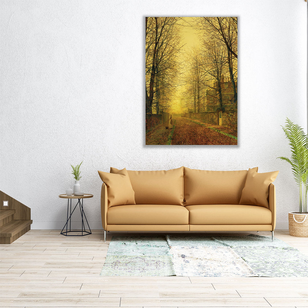 In Autumn’s Golden Glow - Canvas Print Wall Art