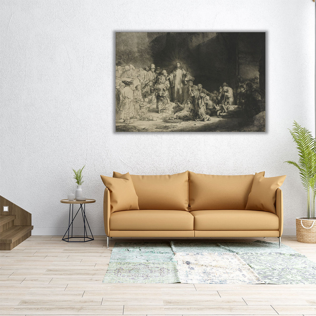 Christ Healing the Sick - Canvas Print Wall Art