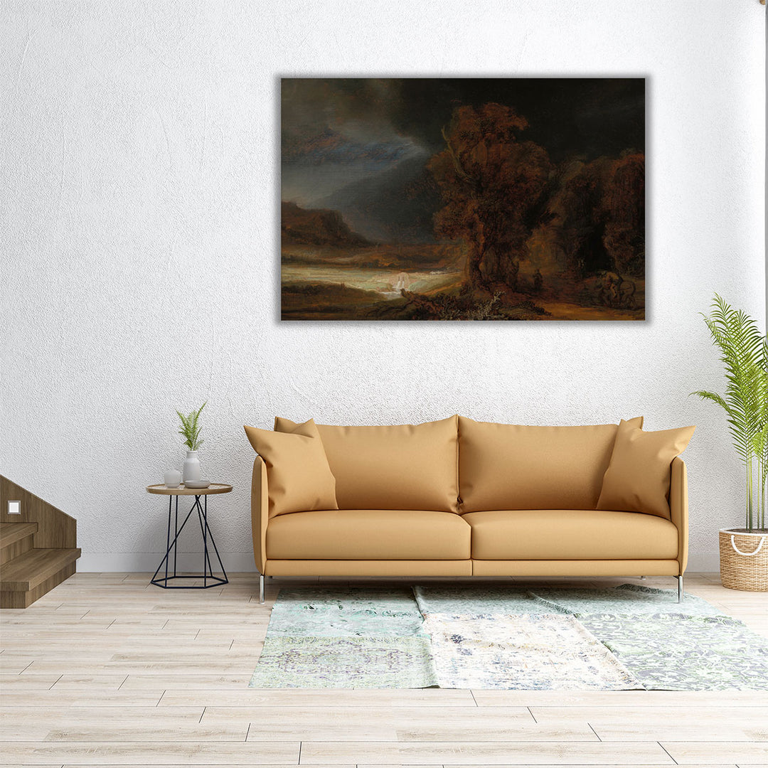 Landscape with the Parable of the Good Samaritan, 1638 - Canvas Print Wall Art