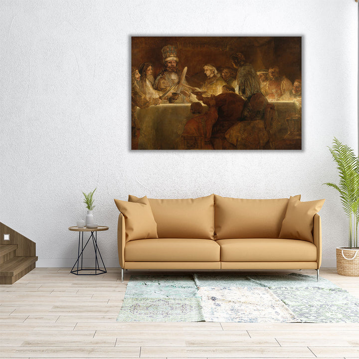 16×12 inch canvas print detailed religious portrait
