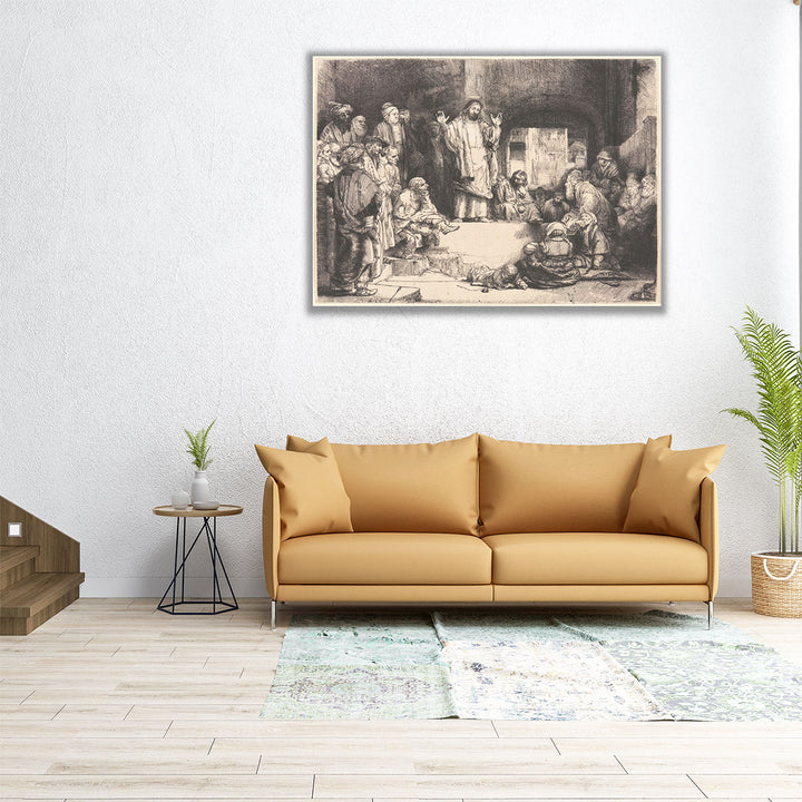 24x18 framed canvas devotional print