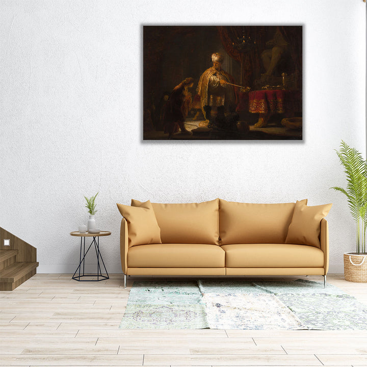 Daniel and Cyrus Before the Idol Bel, 1633 - Canvas Print Wall Art