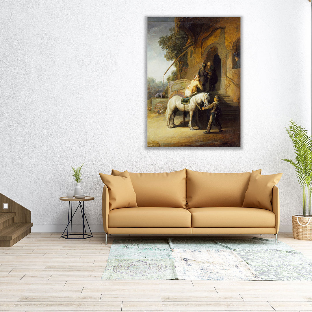 The Good Samaritan, 1630 - Canvas Print Wall Art