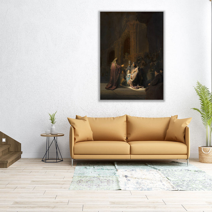 Simeon’s Song of Praise, 1631 - Canvas Print Wall Art