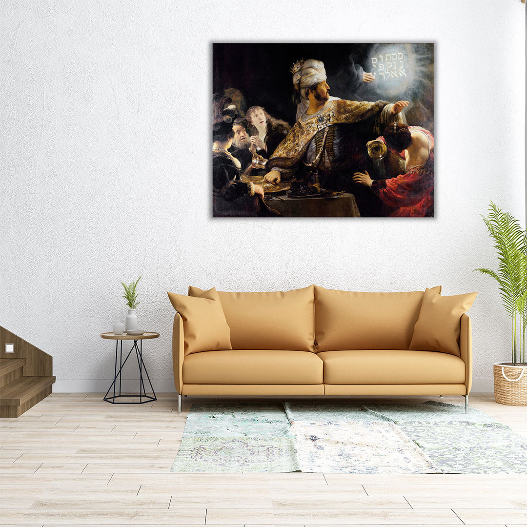 Belshazzar’s Feast, 1634 - 1639 - Canvas Print Wall Art