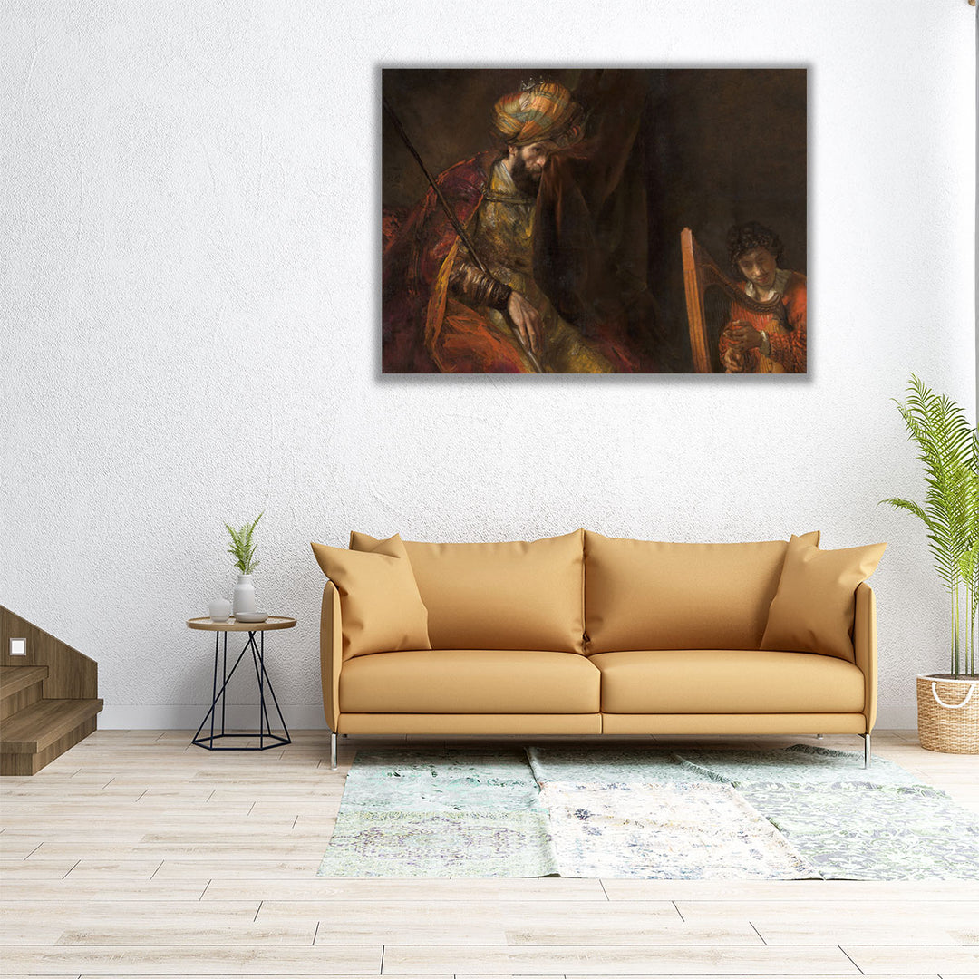 Saul and David, 1651 - 1654 - Canvas Print Wall Art