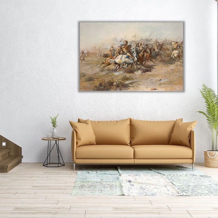The Custer Fight, 1903 - Canvas Print Wall Art