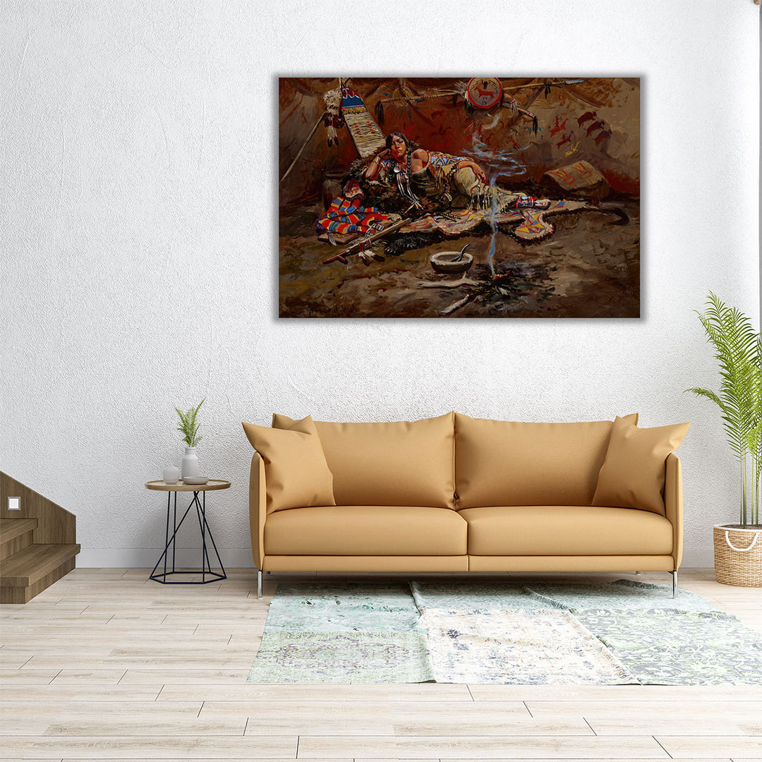 Waiting and Mad, 1899 - Canvas Print Wall Art