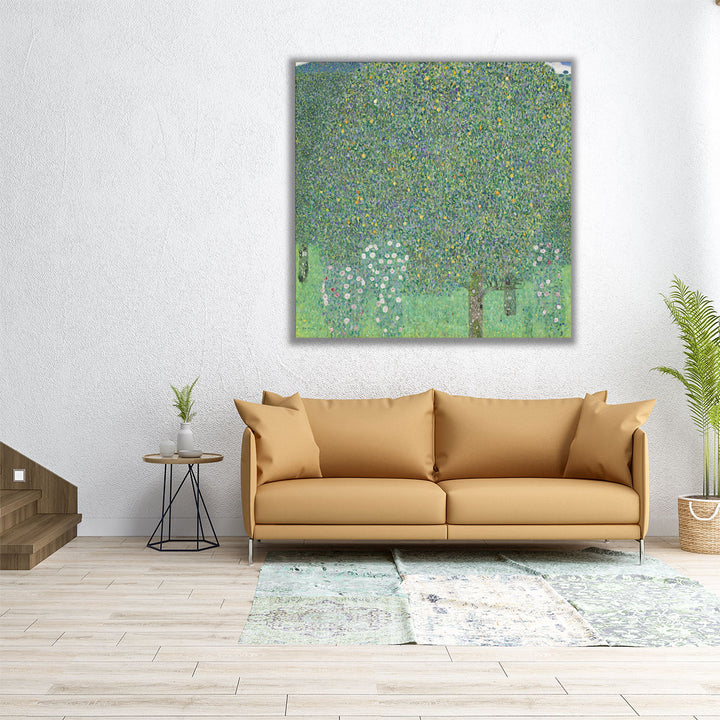 Rosebushes under the Trees, 1905 - Canvas Print Wall Art