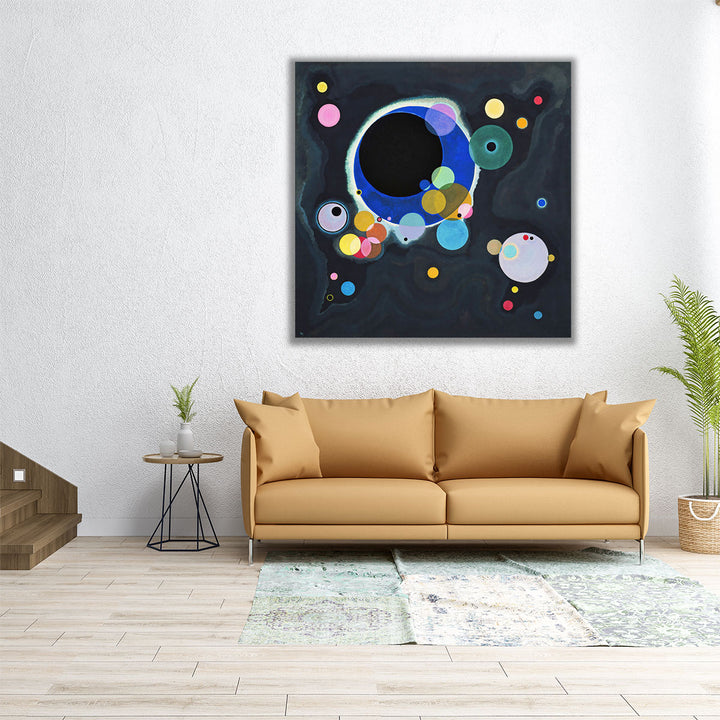 Several Circles - Canvas Print Wall Art