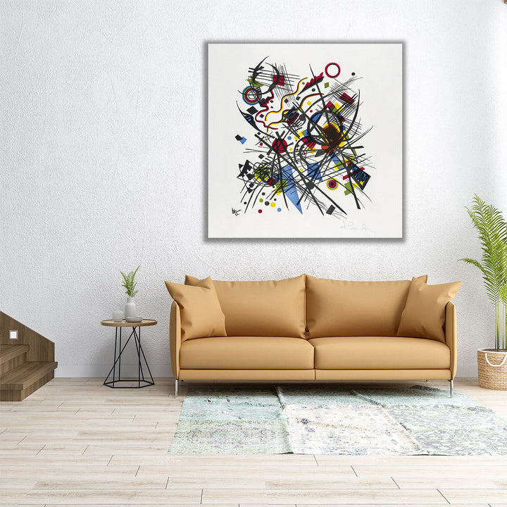 Lithographie Fur Die Vierte Bauhausmappe, 1922 - Canvas Print Wall Art