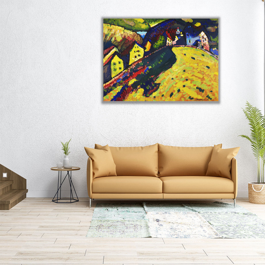 Houses at Murnau, 1909 - Canvas Print Wall Art