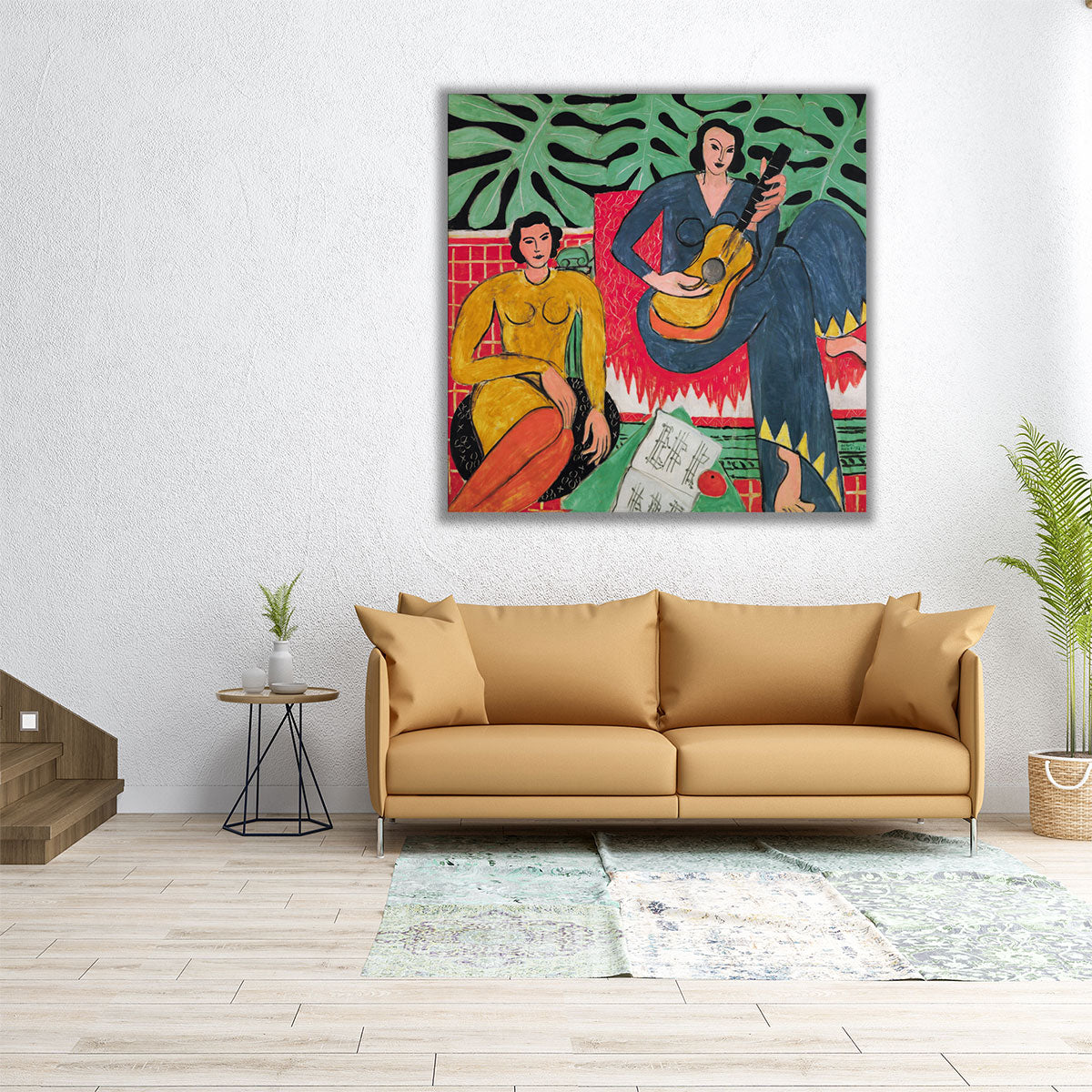 The Music Canvas Art Print | Classic Rhythm | Henri Matisse