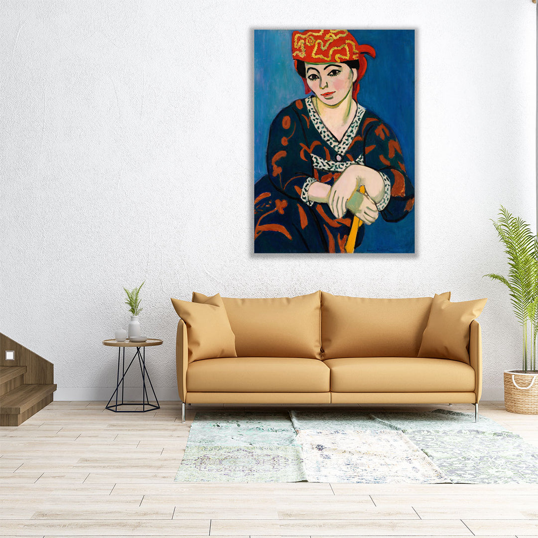 Red Madras Headdress, 1907 - Canvas Print Wall Art