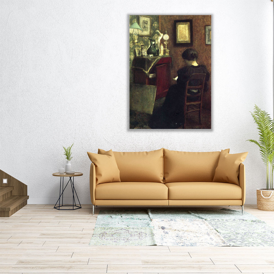 Woman Reading, 1894 - Canvas Print Wall Art