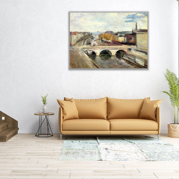 Saint-Michel Bridge, Paris, 1904 - Canvas Print Wall Art
