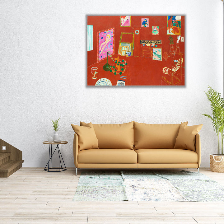 The Red Studio - Canvas Print Wall Art