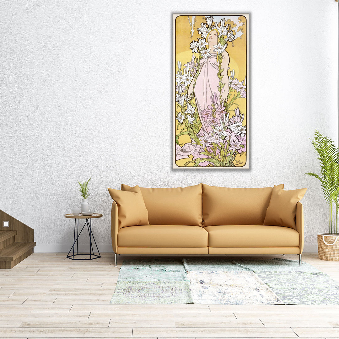The Flowers, Lily, 1898 - Canvas Print Wall Art