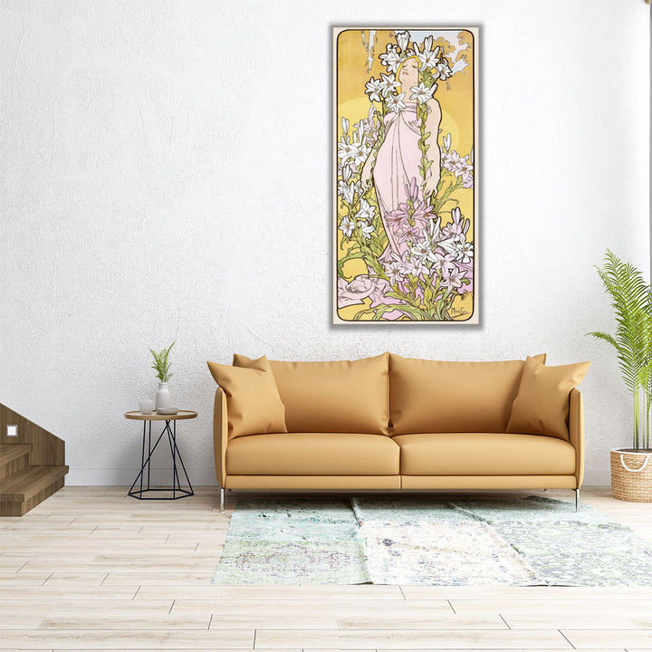 The Flowers, Lily, 1898 - Canvas Print Wall Art