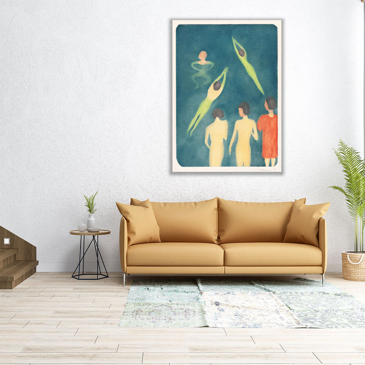 Boys Bathing, 1896 - Canvas Print Wall Art