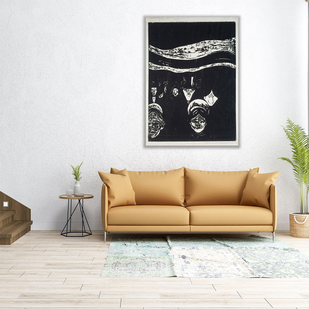 Anxiety, 1896- Canvas Print Wall Art