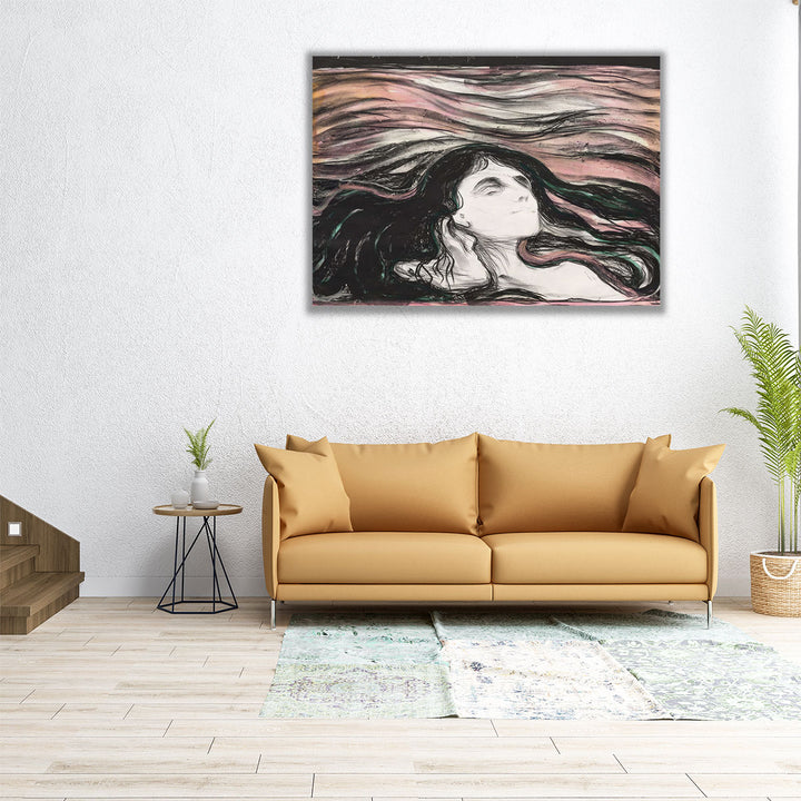 On the Waves of Love, 1896 - Canvas Print Wall Art