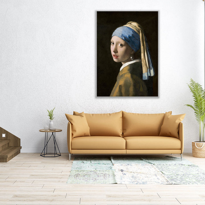 Girl with a Pearl Earring - Canvas Print Wall Art