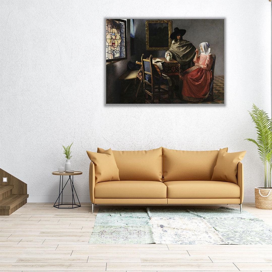 The Wine Glass,  1658-1660 - Canvas Print Wall Art