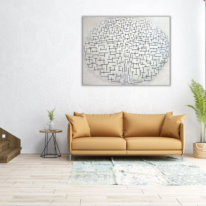 Composition No. 10, Pier and Ocean, 1915 - Canvas Print Wall Art