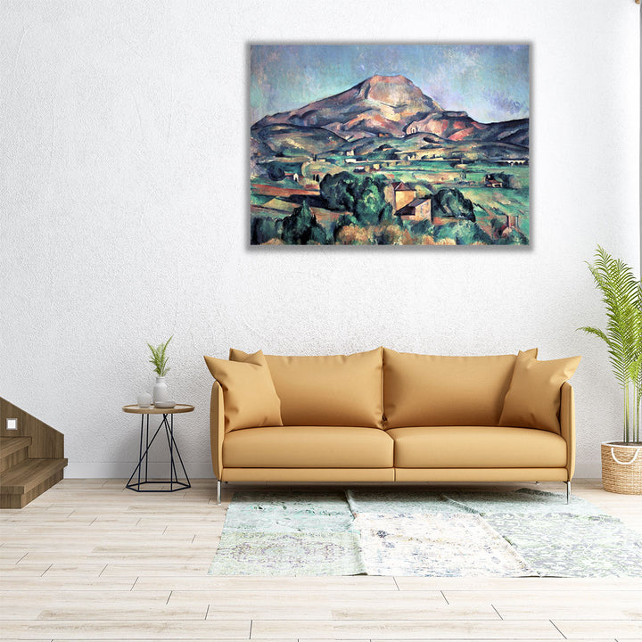 Mont Sainte-Victoire seen from Bellevue - Canvas Print Wall Art