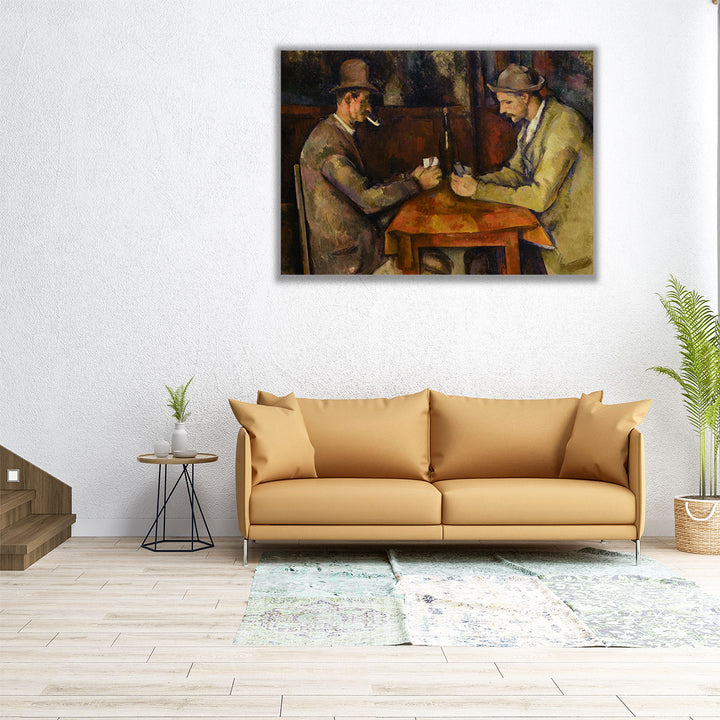The Card Players - Canvas Print Wall Art