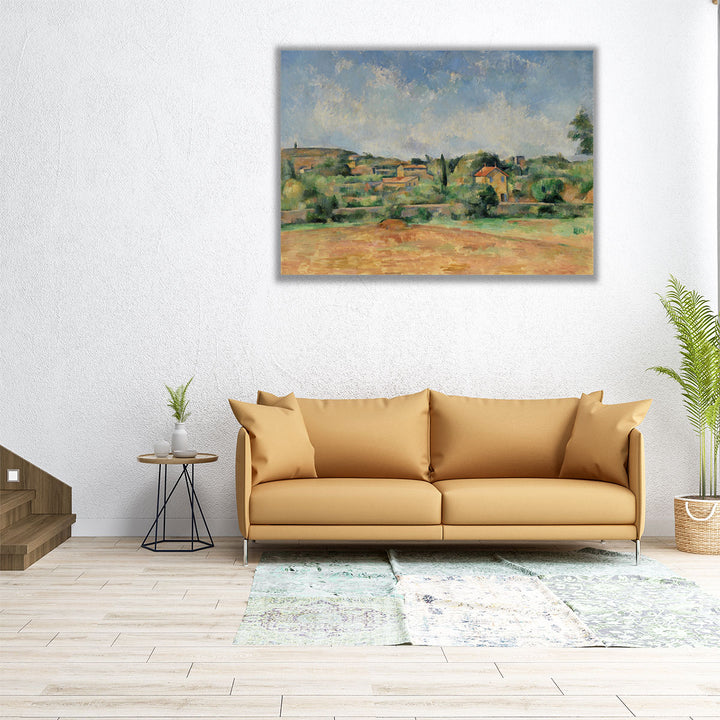 The Bellevue Plain or The Red Earth - Canvas Print Wall Art