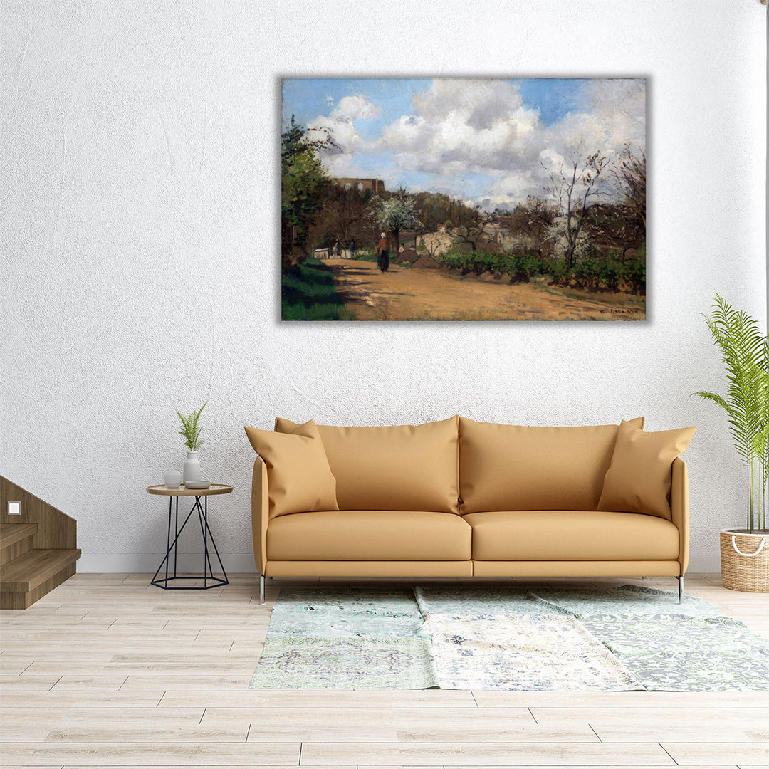 View from Louveciennes, 1869–1870 - Canvas Print Wall Art